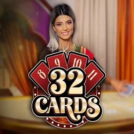 Live Casino logo of 32 Cards from Ezugi at Casina Casino
