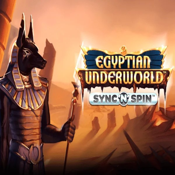 Egyptian Underworld slot logo by Greentube at Casina Casino