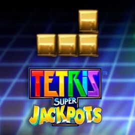 Jackpots logo of Tetris Super Jackpots from WMS at Casina Casino