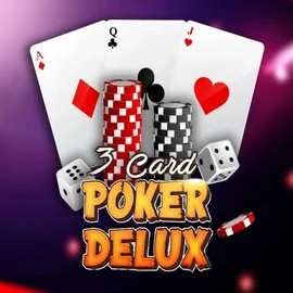 Three Card Poker Delux game by Urgent Games – logo hosted on Casina Casino